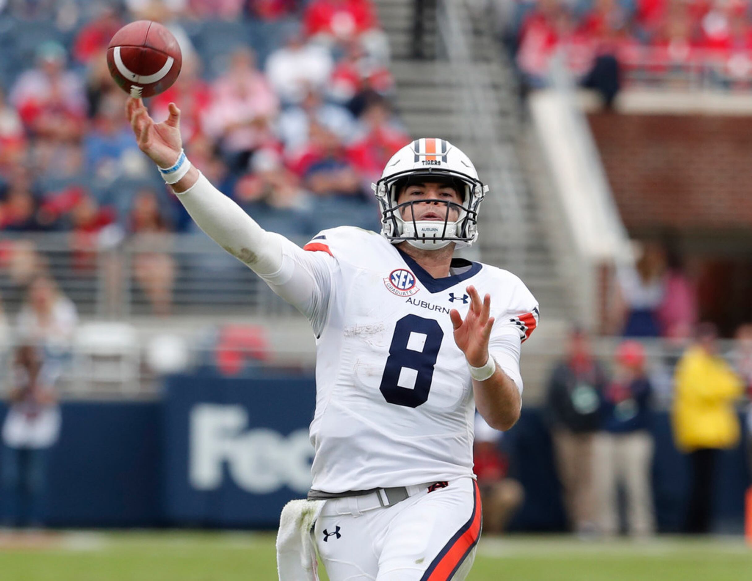 Auburn's offense put Jarrett Stidham behind in NFL, QB coach says 