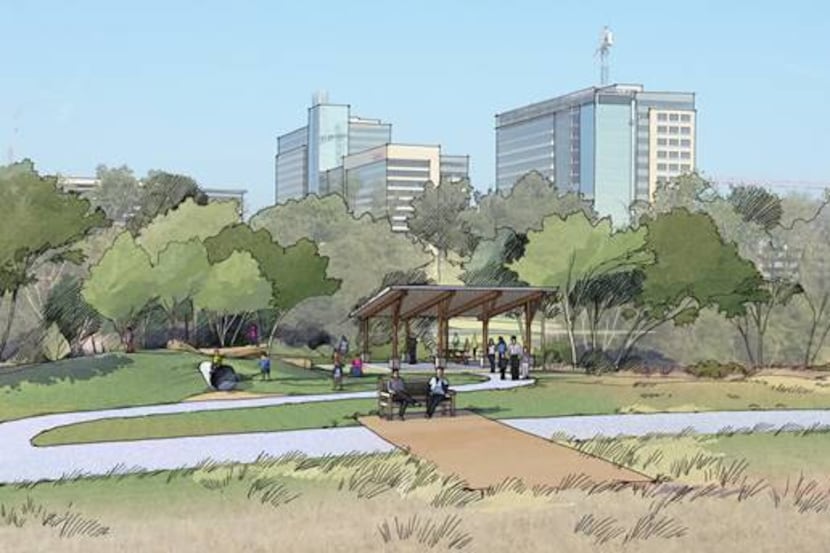 CityLine's Fox Creek Park is being built north of Renner Road.