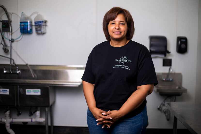 The Cookie Crave owner Veronica Powell develops her recipes at The Cookline in Plano.