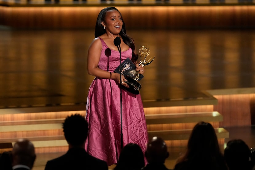 Quinta Brunson recibe el premio a mejor actriz de una serie de comedia por "Abbott...