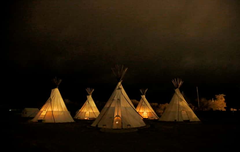 At El Cosmico, you can sleep in a teepee, with a fire pit to keep you warm on a chilly...