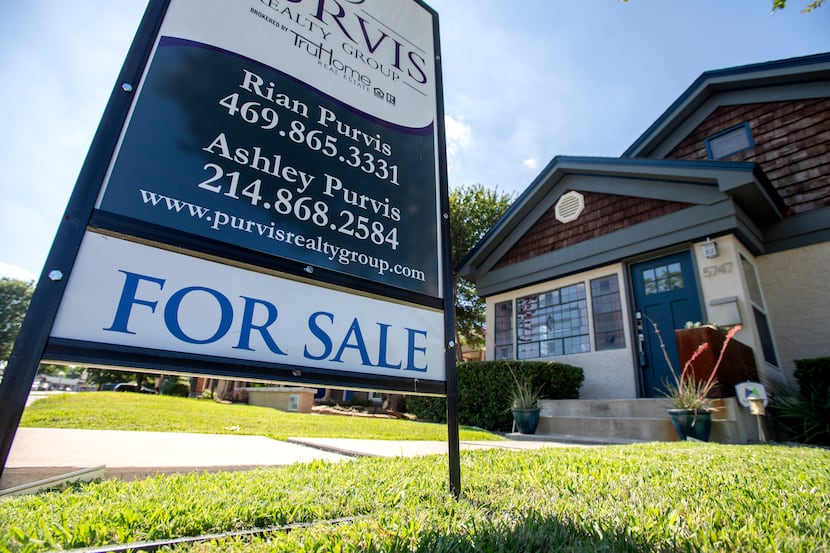 Home sales were down in all but about a dozen Dallas-area residential districts in the first...