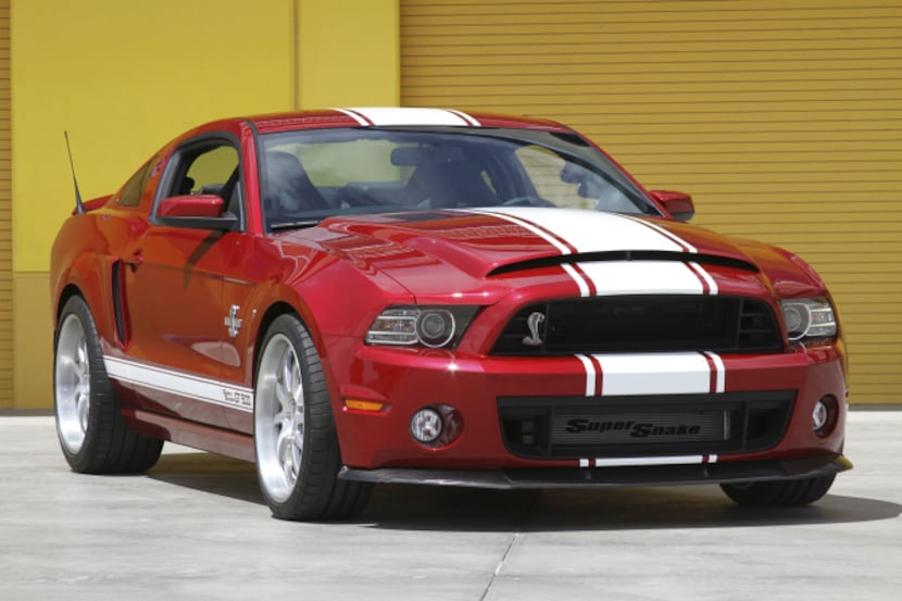 A Shelby Super Snake is created from a car purchased from a dealer that is then sent to...
