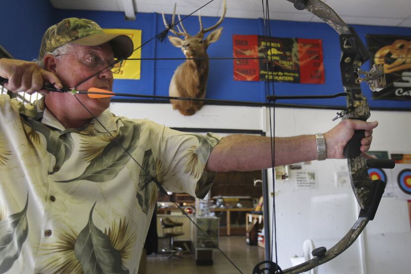 Larry Putnam of Dallas  says he's been hunting with a bow since 1960 when his father got him...