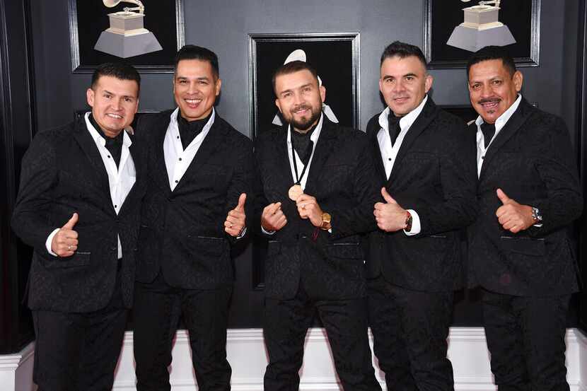 En esta foto del 28 de enero del 2018, la Banda El Recodo en la 60ta entrega anual de los...