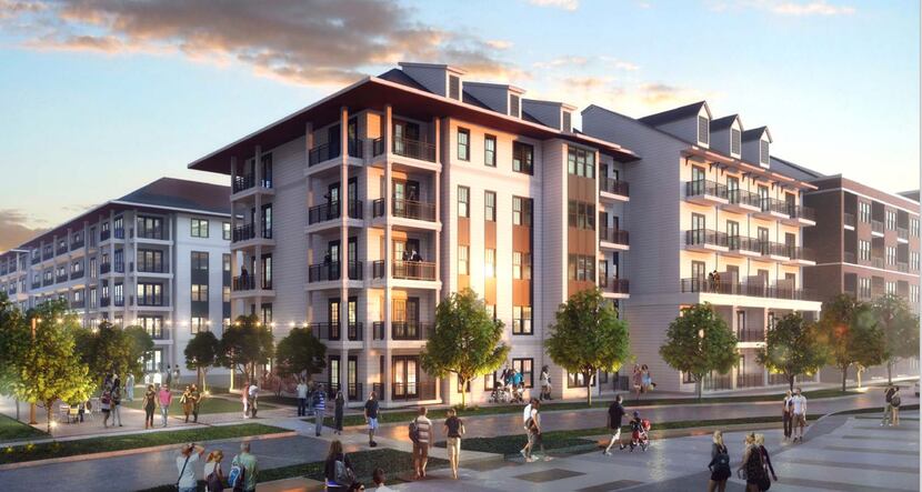 The Trinity apartments on Singleton Boulevard will be the third rental community in the $300...