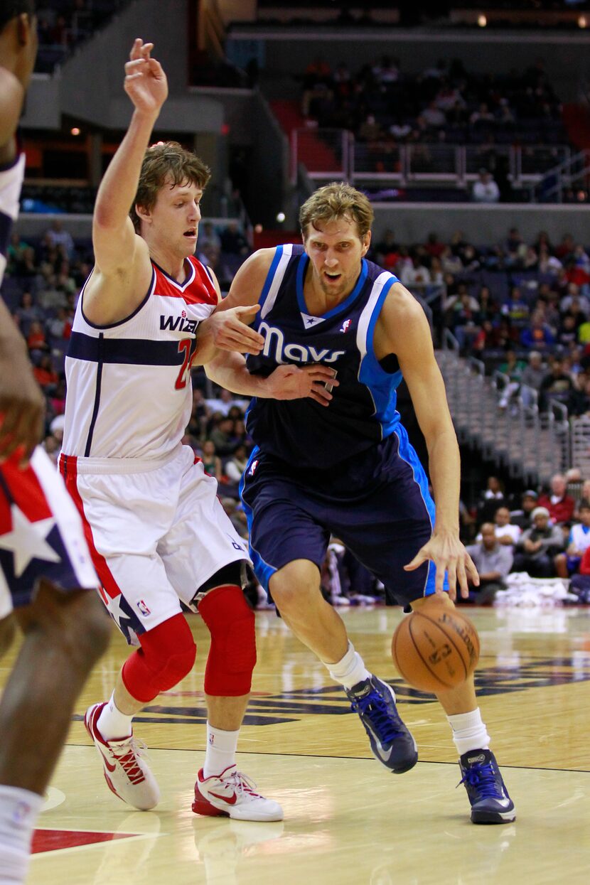 January 1, 2013; Washington, DC, USA;  Dallas Mavericks power forward Dirk Nowitzki (41)...