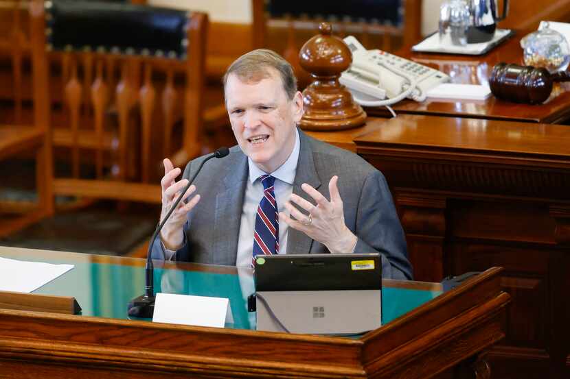 Witness Jeff Mateer, former First Assistant Attorney General of Texas, is questioned by...