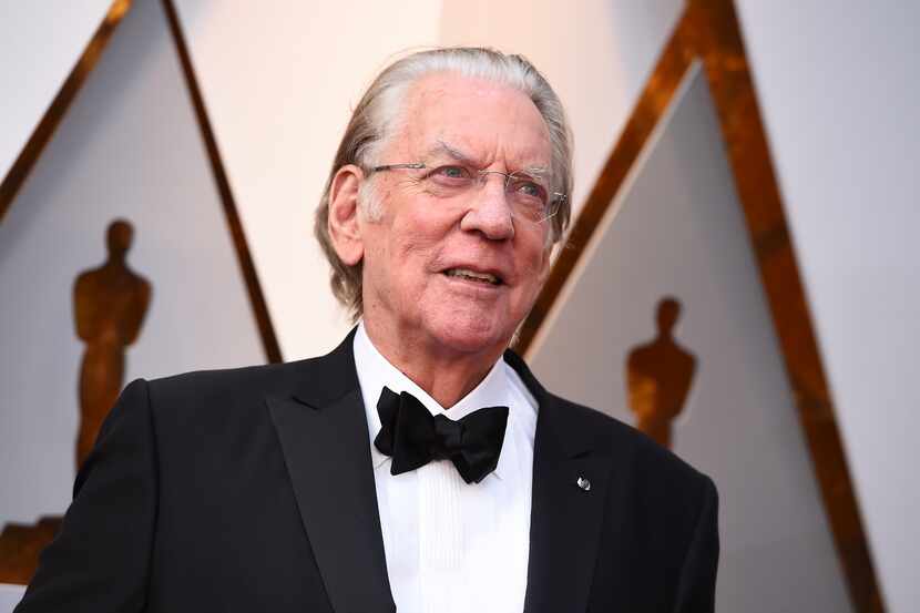 Donald Sutherland en los Oscar en Los Ángeles el 4 de marzo de 2018. Sutherland, el...