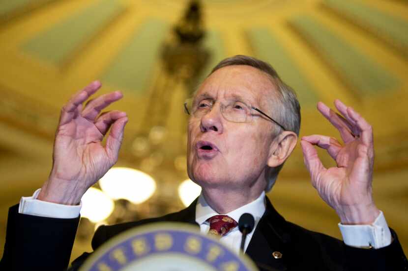 Senate Majority Leader Harry Reid accused Republicans of “unbelievable, unprecedented...