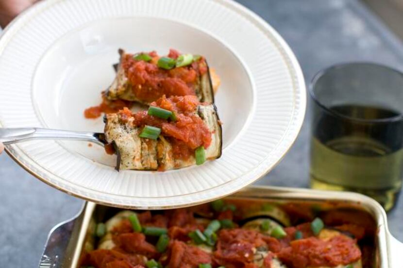 
Inside Out Eggplant Parmesan Rolls are a lighter dish that still retains all of the...
