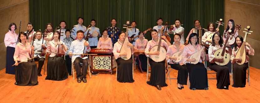 
The Sino-Rhythm Orchestra of the Confucius Institute at the University of Texas at Dallas...
