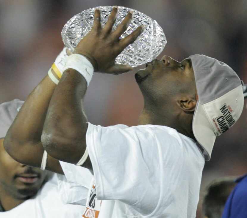 Quarterback Vince Young led Texas over Southern Cal in the NCAA national championship game...