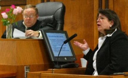  Delia Pompa testified during Texas' school finance trial in 2004. (The Associated Press)