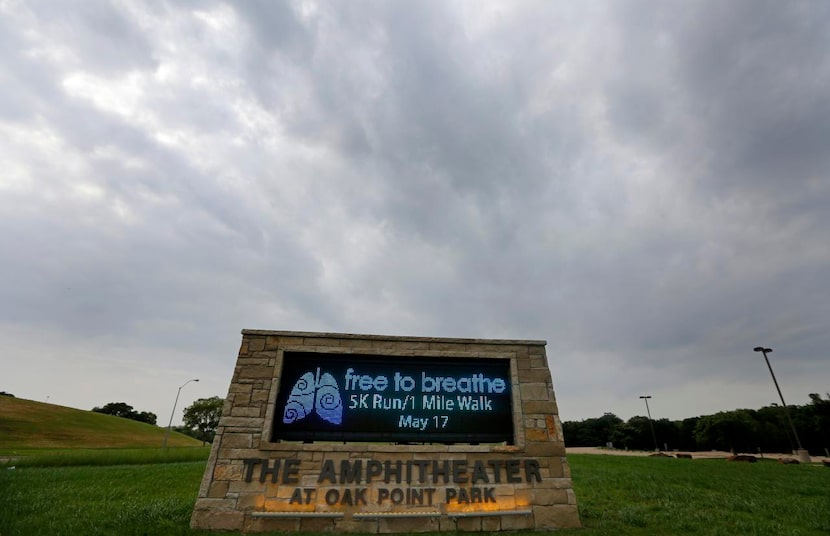 
Oak Point Park in Plano  will be the site of the Free to Breathe race on Sunday. The 5K and...