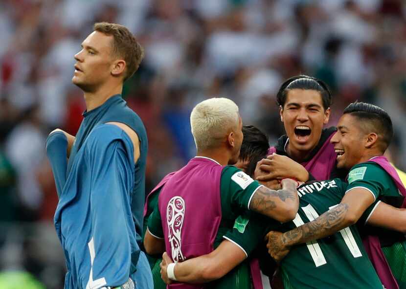 México venció 1-0 a Alemania en el Mundial. Foto AP