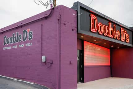 According to the words on the side of the building, Double D's bar in the Design District...