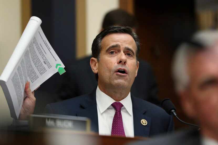 President Donald Trump announced on Friday that Texas Rep. John Ratcliffe would not be his...