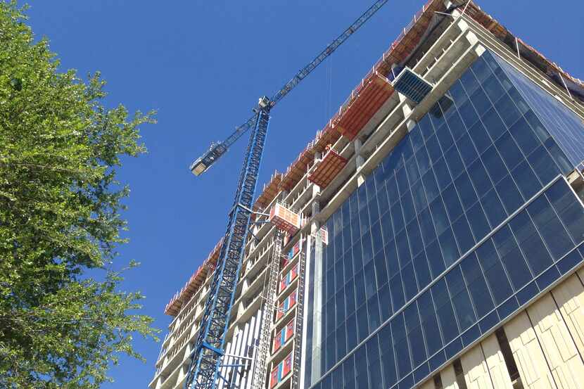 Office construction in North Texas is down 40 percent this year and will fall further.
