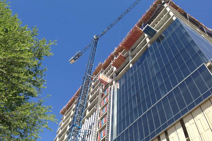 Office construction in North Texas is down 40 percent this year and will fall further.