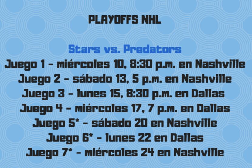 Calendario NHL PLAYOFFS