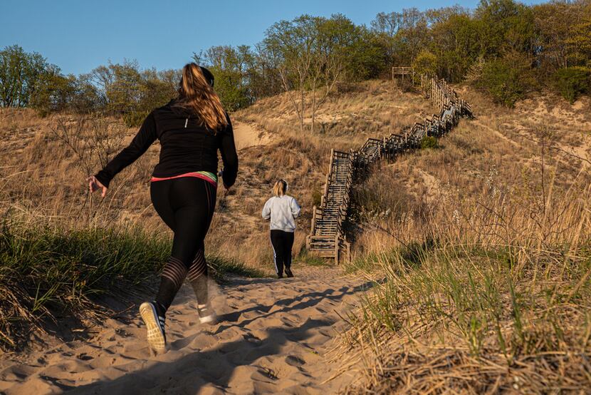 Feel the burn climbing the stairs along the national park's Dune Succession Trail. The...