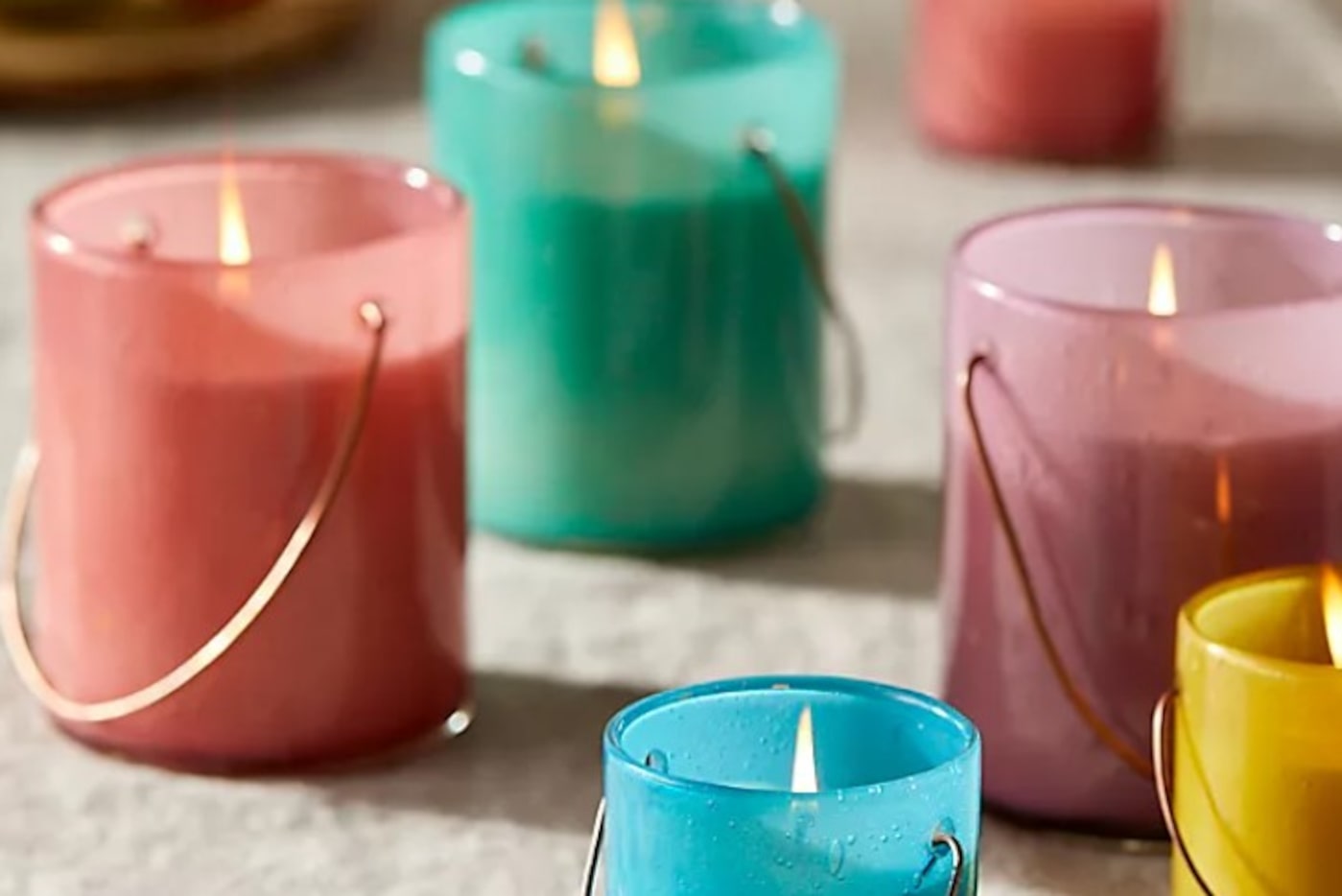 Colorful candles