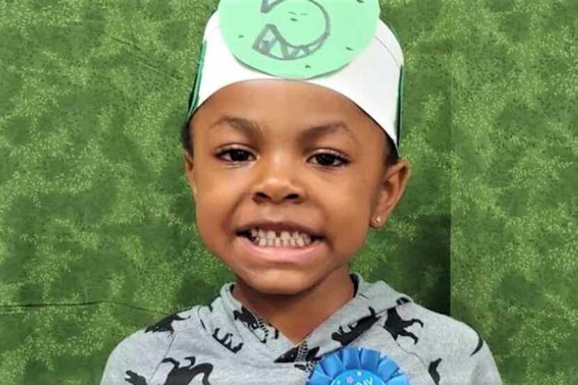The boy was named on a GoFundMe page posted by Krystal Wallace as her 5-year-old son Kavaughn.