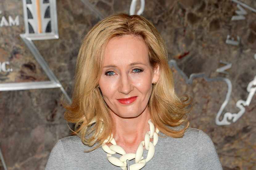 "Harry Potter" author J.K. Rowling lights the Empire State Building to mark the launch of...