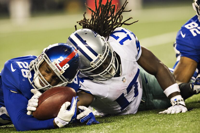 Cowboys receiver Dwayne Harris (right). (Photo by Wesley Hitt/Getty Images)