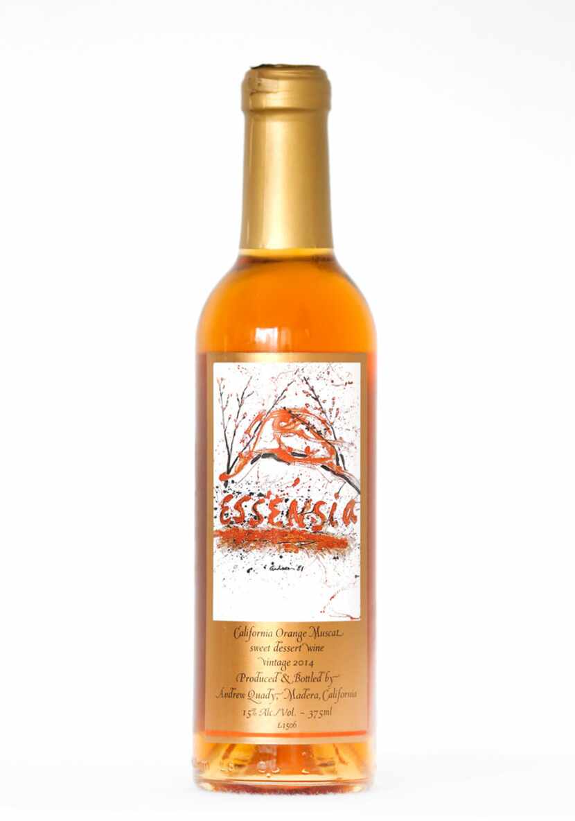 A 2014 Essensia California Orange Muscat sweet dessert wine 