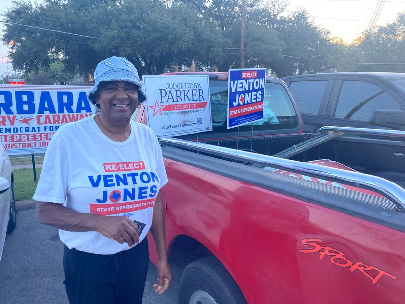 Nethel Jackson, 74, of Dallas, says she hasn t missed voting in an election in about 40...