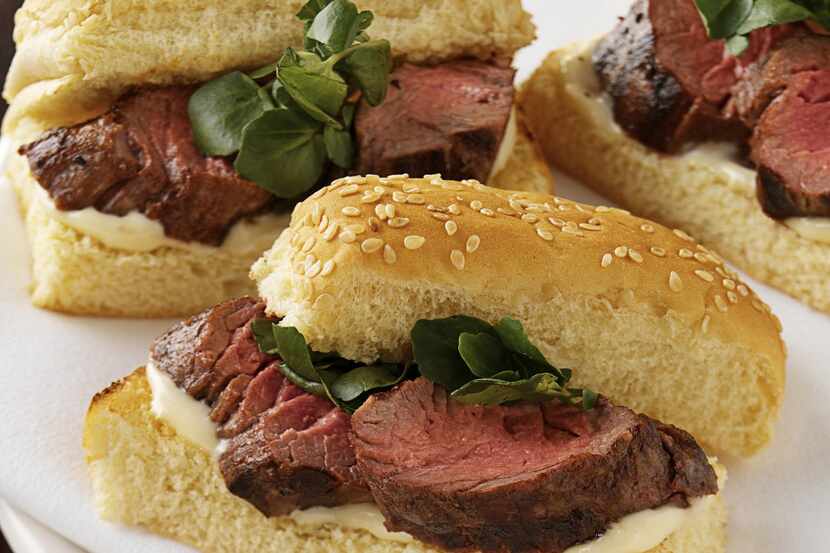 Morton's the Steakhouse is sellilng its petit filet mignon sandwiches for $1 on Thursday,...