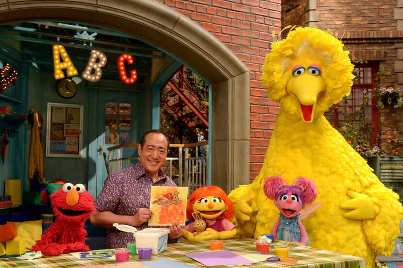 Big Bird and his Sesame Street pals welcomed Julia to the neighborhood as part of the Sesame...