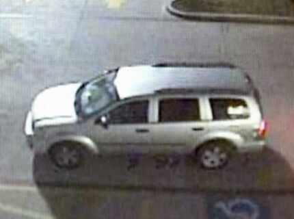  Surveillance footage of vehicle used by two men suspected of burglarizing an ULTA store in...