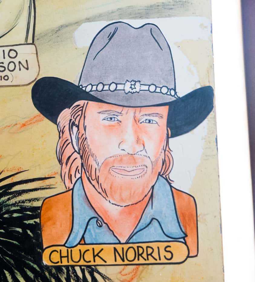 TV star and legendary tough guy Chuck Norris.