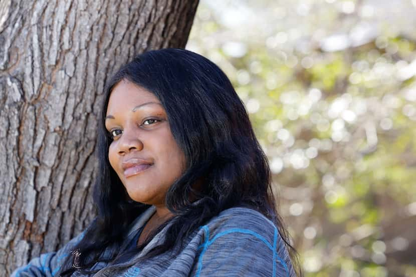 Vonesha Gates, 34, a successful client of  Volunteers of America Texas Dallas Re-Entry...