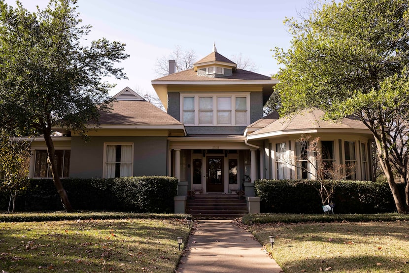 The exterior of 3501 Gillon Ave, unknown architect, 1913, on Wednesday, Jan. 5, 2022, in...