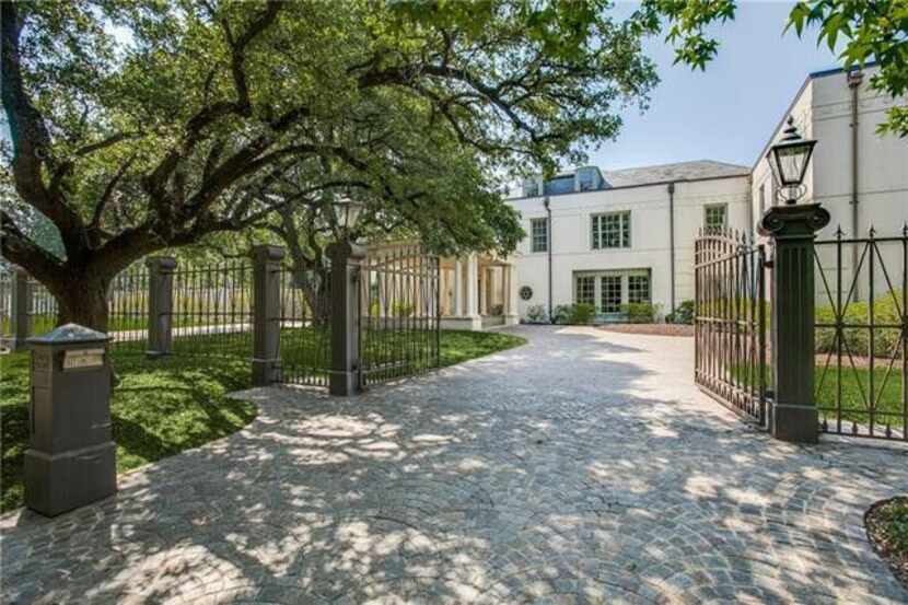The Wyly estate is listed for sale for $8.25 million.