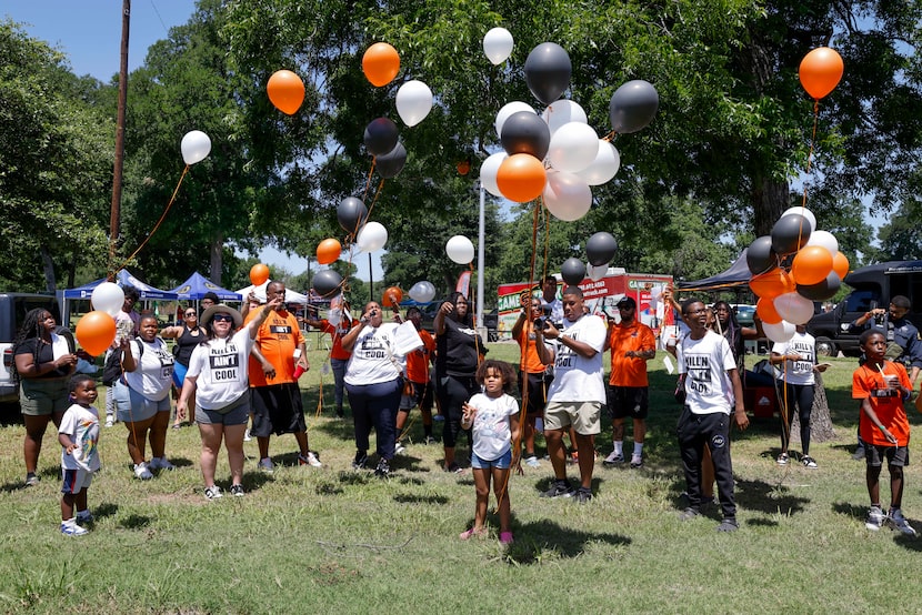 A balloon release was just one part of the The Kill'n Ain't Cool event at Glendale Park in...