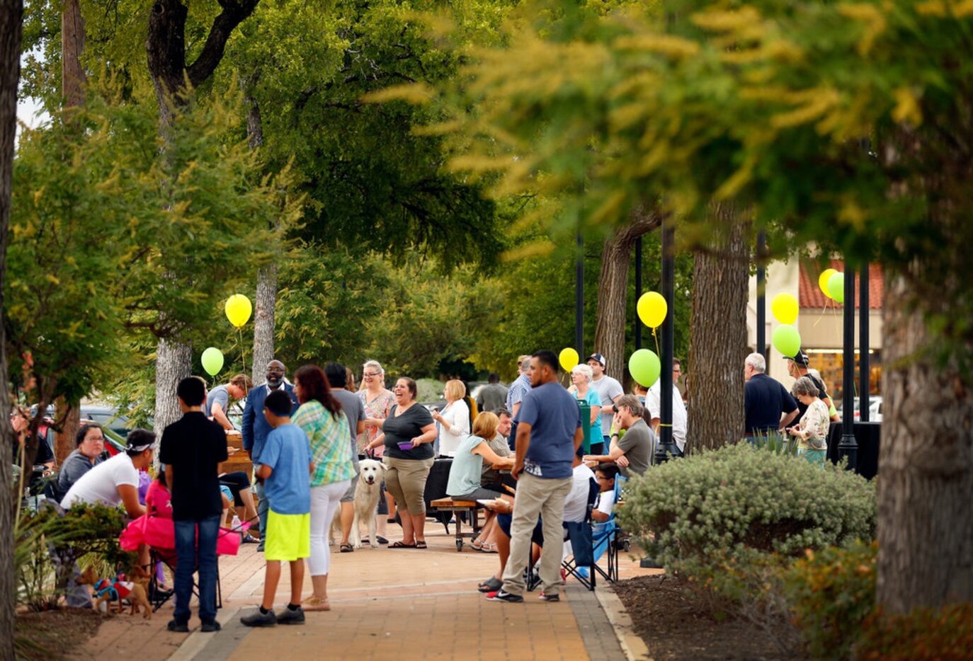 The East Dallas community showed up to support businesses in Casa Linda Plaza shopping...