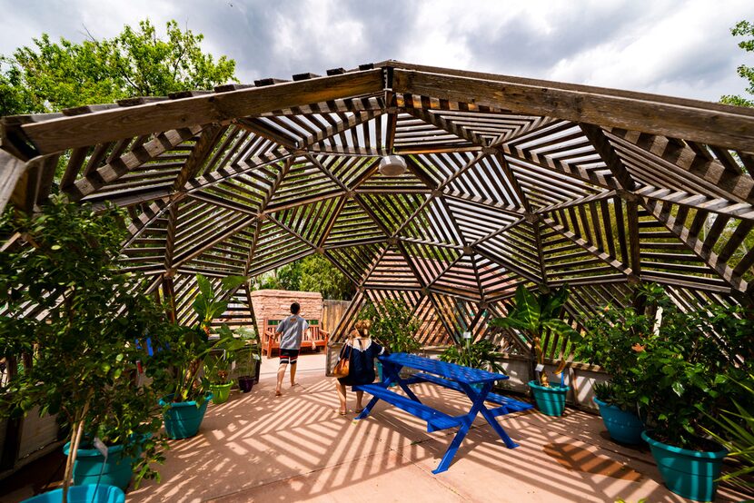 The Paul Smith Children's Village at Cheyenne Botanic Gardens features a wetlands area,...