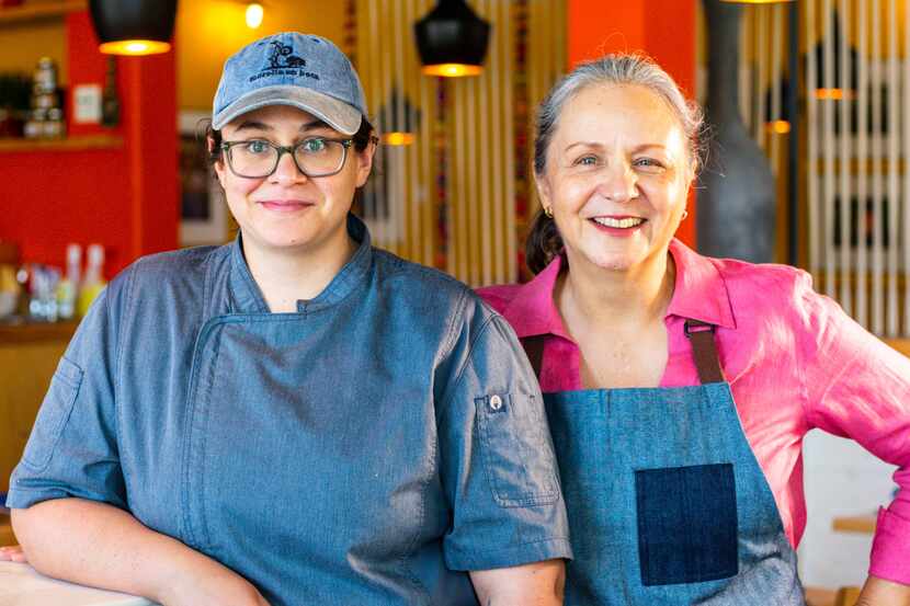 Chef Ana Torrealba (left), daughter of chef Iliana de la Vega (right) became the new chef de...