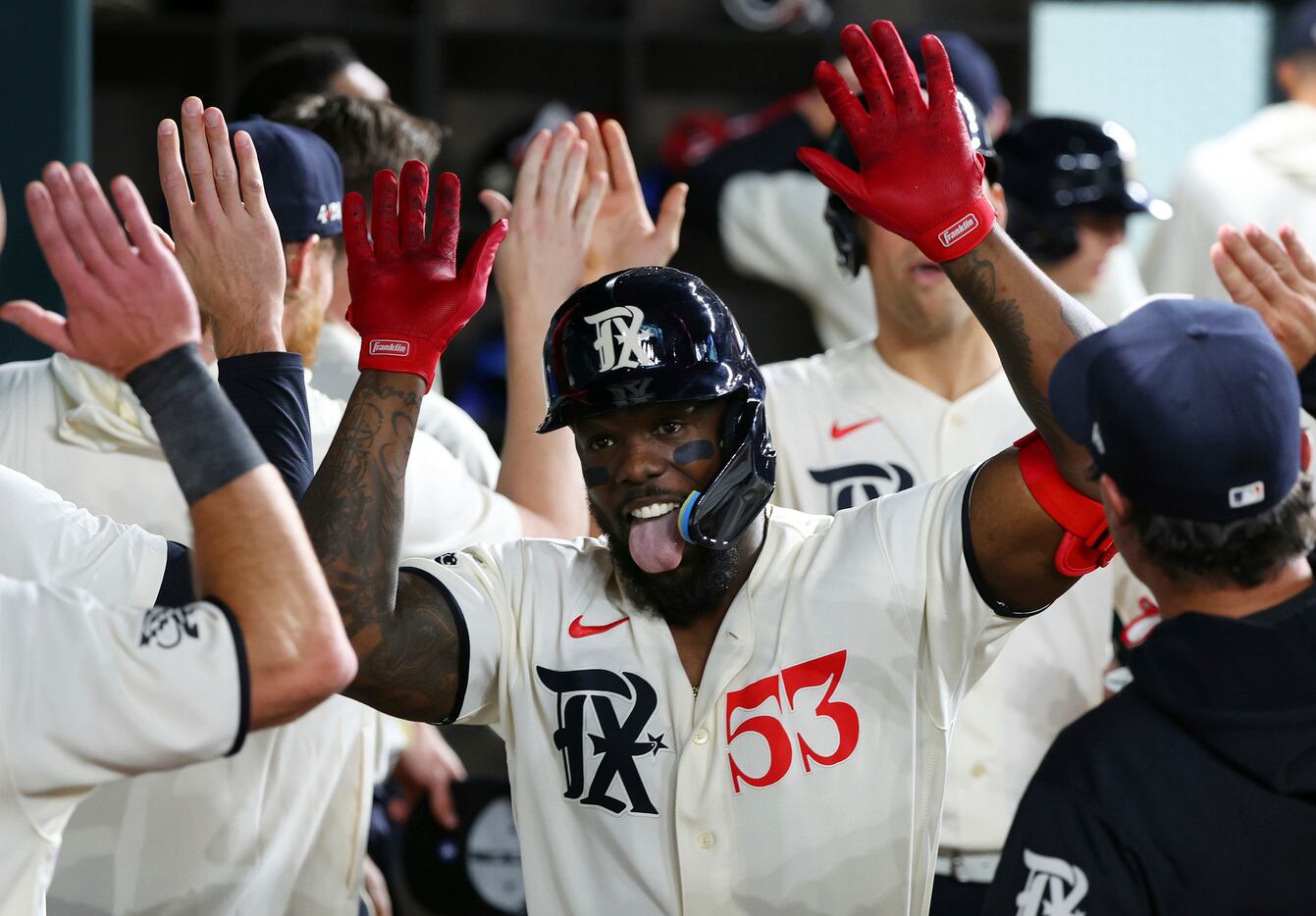 El Bombi! Texas Rangers Outfielder Adolis García Named A.L. Player Of The  Week - Sports Illustrated Texas Rangers News, Analysis and More