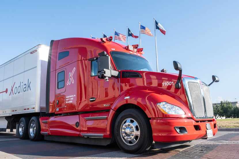 Kodiak Robotics, a self-driving truck startup, has chosen Dallas as its home base.