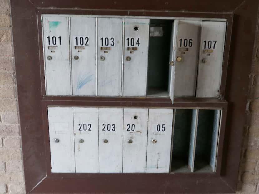 Tenants at 3006 Holmes St. can't get their mail because boxes are missing doors or are not...