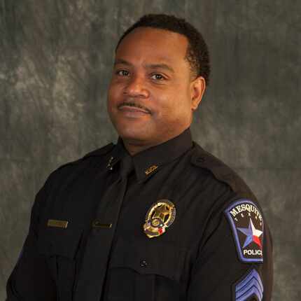 Torrey Rhone was promoted on May 14, making him Mesquite's first Black police sergeant.