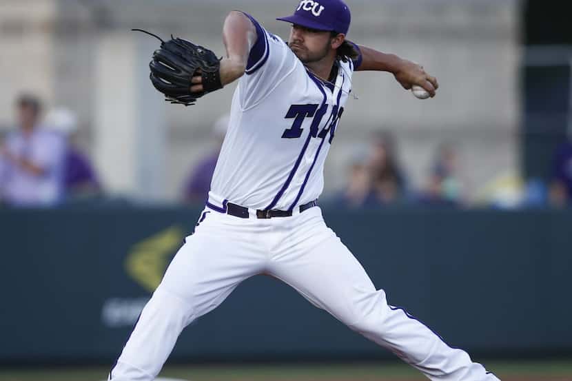 TCU pitcher Brandon Finnegan was selected with the 17th overall pick of the 2014 MLB Draft...