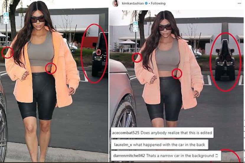 Kim Kardashian intentó encoger su cadera sin percatarse de que lo que estaba estrechando era...
