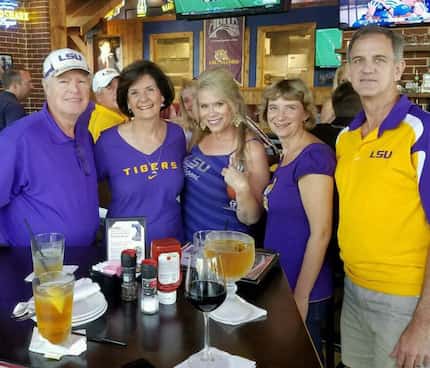 LSU fans feel right at home among the Cajun cuisine and Tigers fans at at Dodie's Reef.
